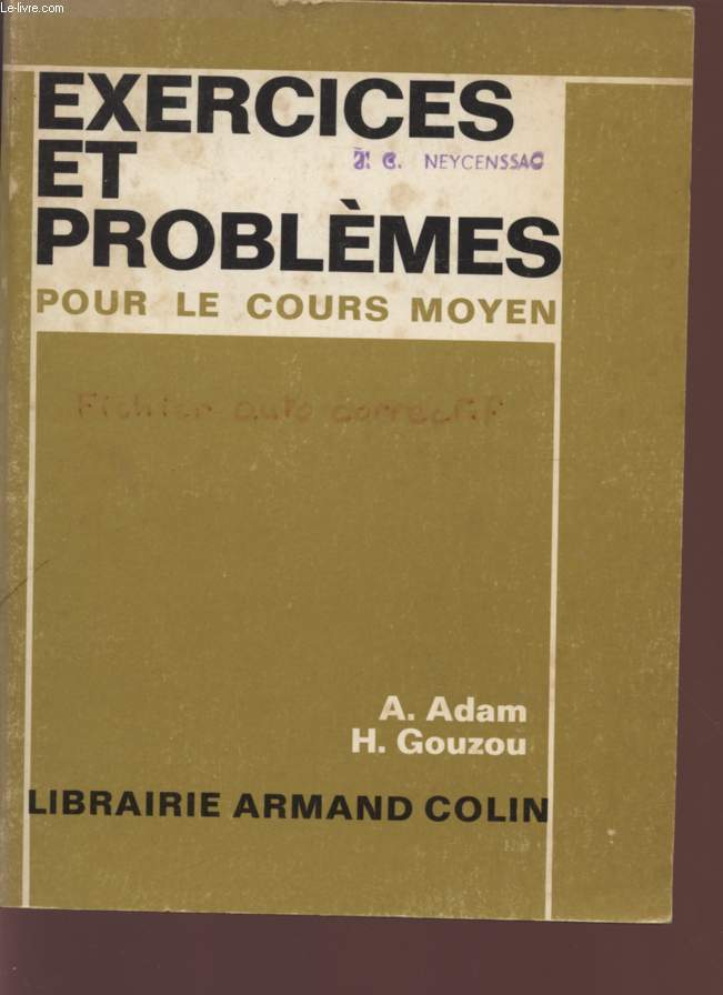 EXERCICES ET PROBLEMES - POUR LE COURS MOYEN / 2 EDITION.