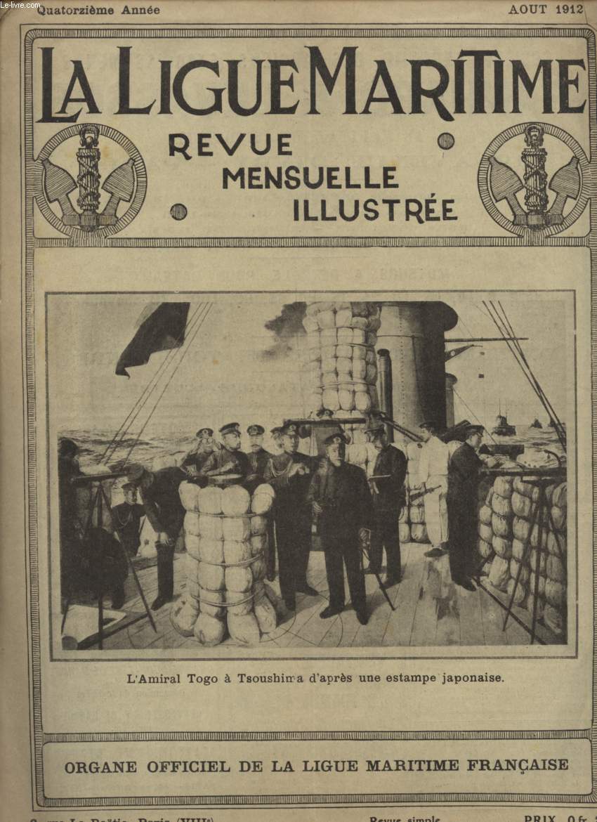 LA LIGUE MARITIME - AOUT 1912.