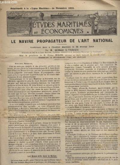 LA LIGUE MARITIME - SUPPLEMENT DE NOVEMBRE 1913.