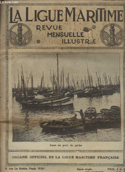 LA LIGUE MARITIME - JANVIER 1914.