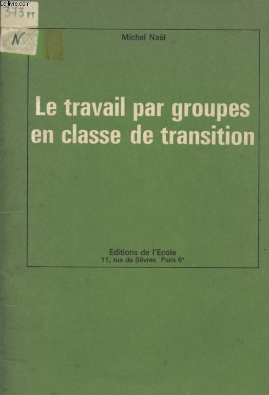 LE TRAVAIL PAR GROUPES EN CLASSE DE TRANSITION.