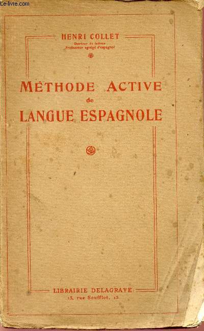 METHODE ACTIVE DE LANGUE ESPAGNOLE.