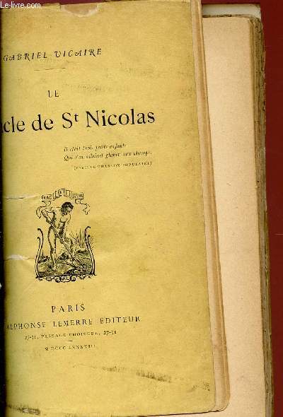 LE MIRACLE DE SAINT NICOLAS.