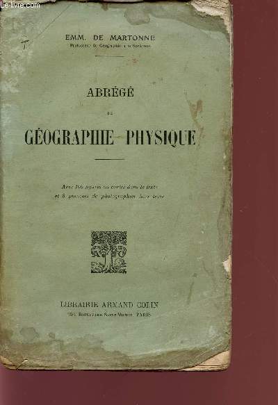 ABREGE DE GEOGRAPHIE PHYSIQUE.