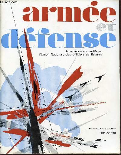 ARMEE ET DEFENSE / NOVEMBRE-DECEMBRE 1978 / 57 ANNEE.