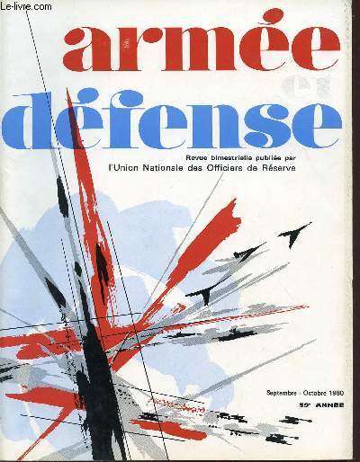ARMEE ET DEFENSE / SEPTEMBRE-OCTOBRE 1980 / 59 ANNEE.