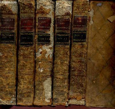 HISTOIRE LITTERAIRE DES FEMMES FRANCOISES OU LETTRES HISTORIQUES ET CRITIQUES / CONTENANT UN PRECIS DE LA VIE ET UNE ANALYSE RAISONNEE DES OUVRAGES DES FEMMES QUI SE FONT DISTINGUEES DANS LA LITTERATURE FRANCOISE / TOMES I, II, III, IV ET V.