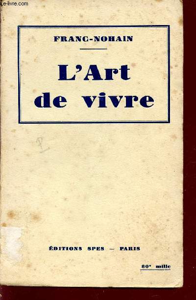 L'ART DE VIVRE.