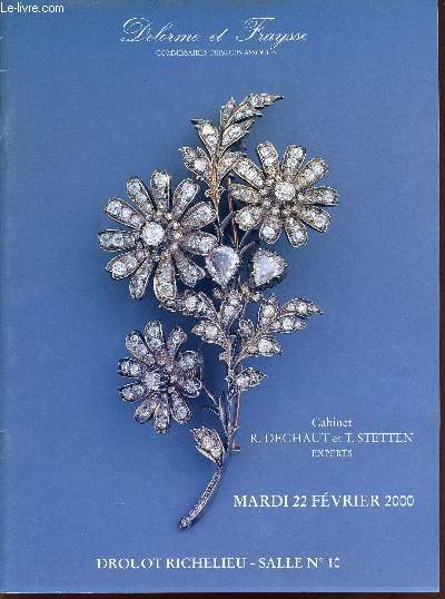 CATALOGUE DELORME ET FRAYSSE / ORFEVRERIE ET BIJOUX.