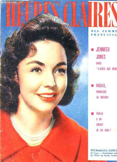 N61 - 26 AVRIL 1958 / JENNIFER JONES DANS 