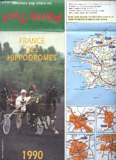 FRANCE DES HIPPODROMES - ANNEE 1990 / PARIS TURF AU COEUR DES COURSES - DANS LTOUS LES KIOSQUES - 7 JOURS SUR 7.