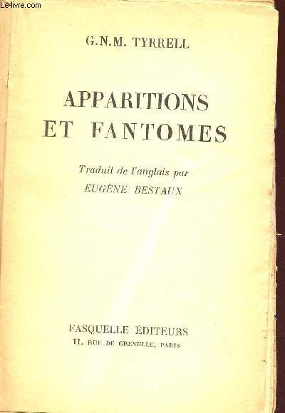 APPARITIONS ET FANTOMES.