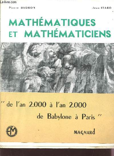 MATHEMATIQUES ET MATHEMATICIENS - 