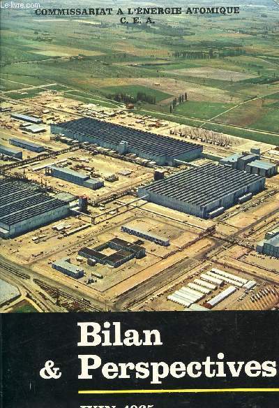 BILAN ET PERSPECTIVES - JUIN 1965.