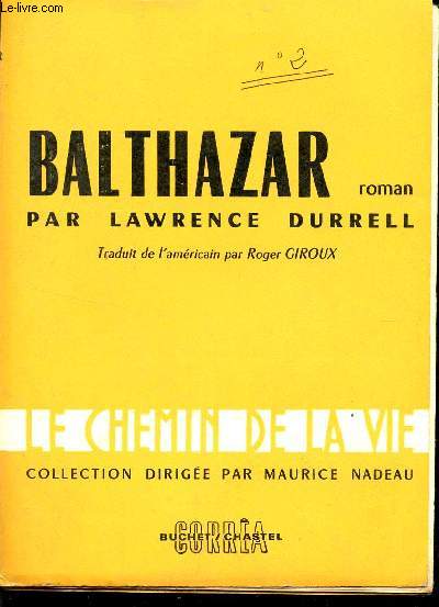 BALTHAZAR / COLLECTION LE CHEMIN DE LA VIE.