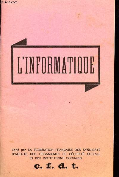 L'INFORMATIQUE.