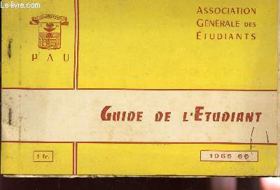 GUIDE DE L'ETUDIANT - 1965-66.
