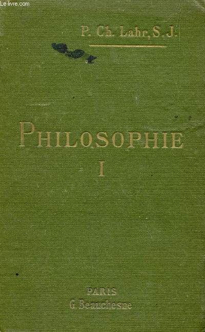 COURS DE PHILOSOPHIE - TOME PREMIER : PSYCHOLOGIE ET LOGIQUE / 16 EDITION.