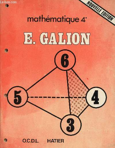 MATHEMATIQUE - CLASSE DE 4.