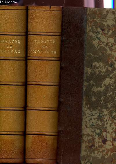 THEATRE DE MOLIERE / EN 2 VOLUMES / TOME 1 + TOME 2 / COLLECTION DES GRANDS LIVRES.