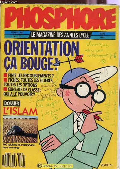PHOSPHORE - N110 - MARS 1990 / ORIENTATION, CA BOUGE / DOSSIER : L'ISLAM ....