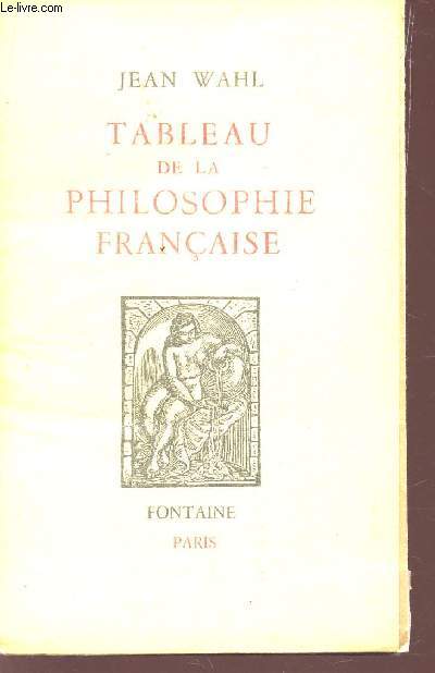 TABLEAU DE LA PHILOSOPHIE FRANCAISE.