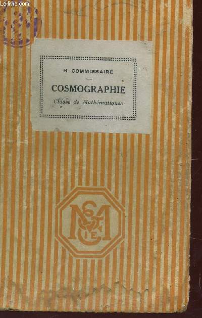 COSMOGRAPHIE - CLASSE DE MATHEAMTIQUES.