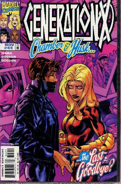 MARVEL COMICS - GENERATION X - NOVEMBRE 1998 - N44 / CHAMBER OF HUSK...THE LAST GOODBYE?.