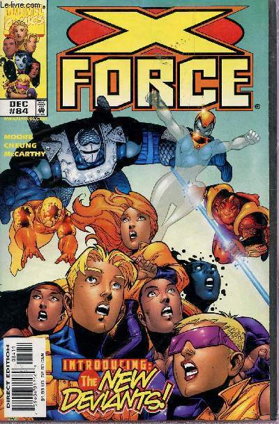 MARVEL COMICS - X FORCE - DECEMBRE 1998 - N84 / INTRODUCING : THE NEW DEVIANTS!.