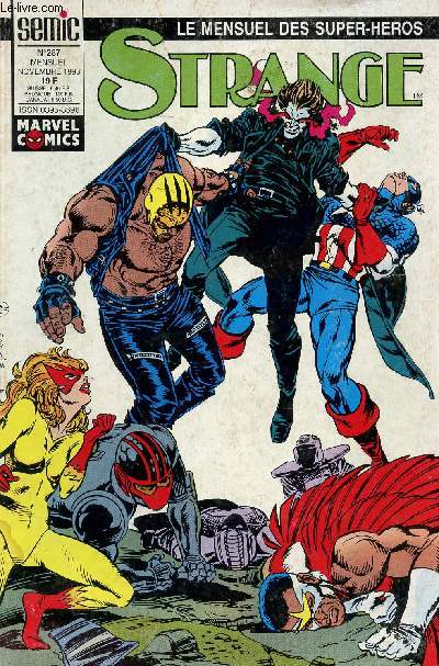 MARVEL COMICS - LE MENSUEL DES SUPER HEROS / STRANGE - N287 - NOVEMBRE 1993.