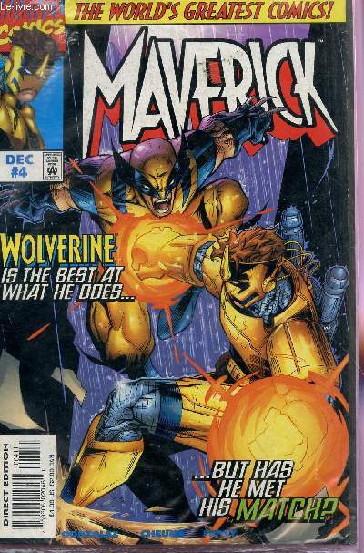MARVEL COMICS - MAVERICK- N4 - DECEMBRE 1997 / WOLVERINE IS THE BEST AT WATH HE DOES... BUT HAS HE MET HIS MATCH?.