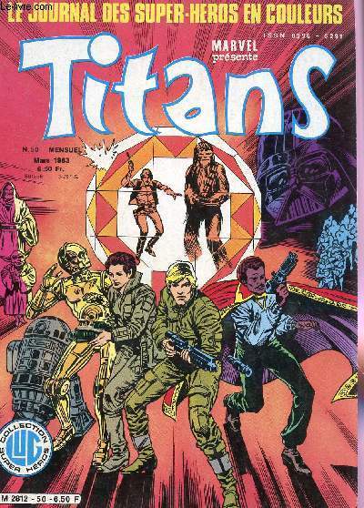 TITANS - LE JOURNAL DES SUPER HEROS EN COULEURS - COLLECTION LUG SUPER HEROS / N50 - MARS 1983.