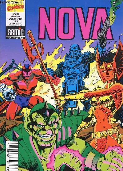 NOVA - MARVEL COMICS - N201 - OCTOBRE 1994.