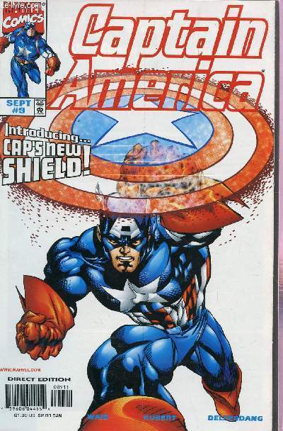 CAPTAIN AMERICA - NUMERO 9 - SEPTEMBER 1998 : INTRODUCING ... CAP'S NEW SHIELD!.