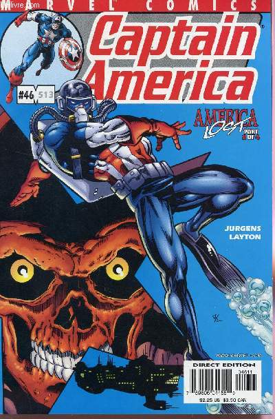 CAPTAIN AMERICA - NUMERO 46 - OCTOBER 2001 / AMEERICA LOST (PART 2 OF 4)...
