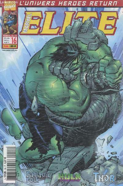 MARVEL COMICS / ELITE - NUMERO 16 - AVRIL 2002 : FANTASTIC FOUR - HILK - THOR.