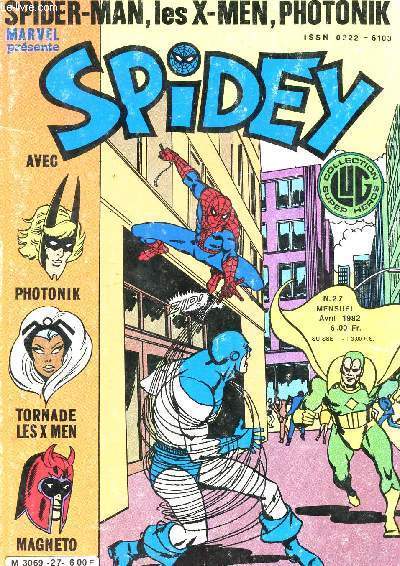 SPIDEY - N27 - AVRIL 1982 / COLLECTION LUG SUPER HEROS.