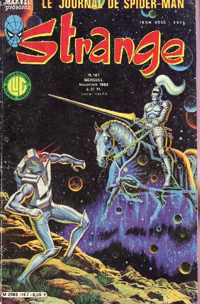 STRANGE, LE JOURNAL DE SPIDER MAN / N167 - NOVEMBRE 1983 / COLLECTION LUG SUPER HEROS.