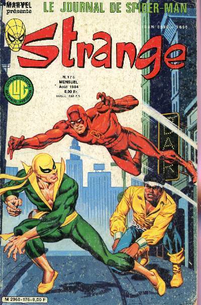 STRANGE, LE JOURNAL DE SPIDER MAN / N176 - AOUT 1984 / COLLECTION LUG SUPER HEROS.