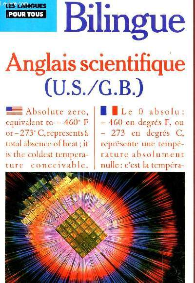 BILINGUE / ANGLAIS SCIENTIFIQUE (U.S.:G.B.) / COLLECTION 