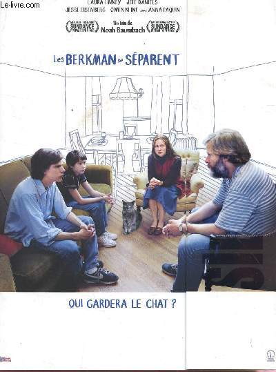 PLAQUETTE CINEMA + CD (PRESENTATION DU FILM) : LES BERKMAN SE SEPARENT / UN FILM DE NOAH BAUMBACH.