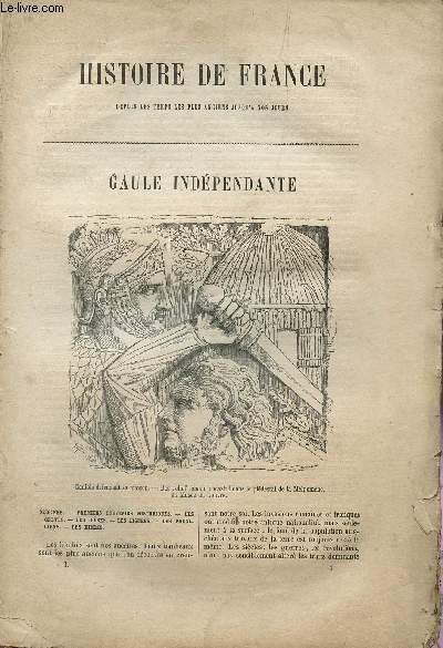 HISTOIRE DE FRANCE DEPUIS LES TEMPS ANCIENS JUSQU'A NOS JOURS - D'APRES LES DOCUMENTS ORIGINAUX ET LES MONUMENTS DE L'ART DE CHAQUE EPOQUE.