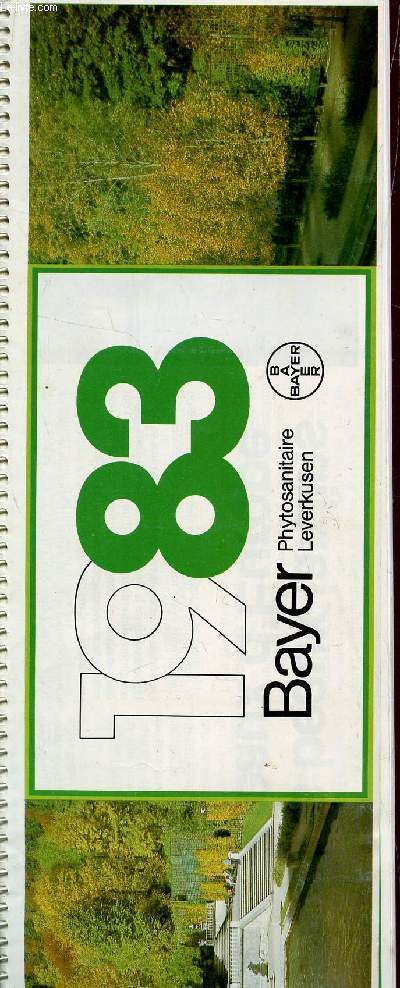 CALENDRIER BAYER 1983.