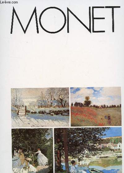 MONET : PLAQUETTE DE 4 PLANCHES DE L'ARTISTE.
