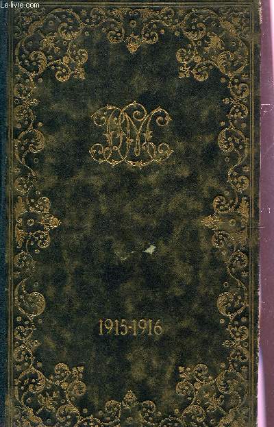 AGENDA P.L.M. / ANNEE 1915-1916.