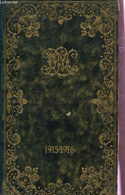 AGENDA P.L.M. / ANNEE 1915-1916.