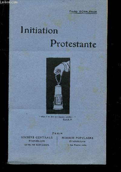 INITIATION PROTESTANTE.