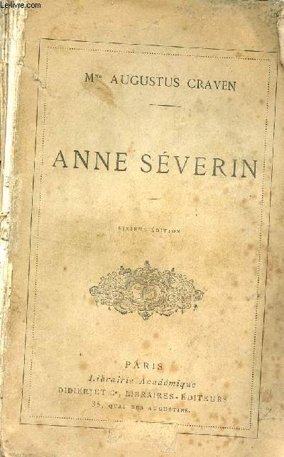 ANNE SEVERIN / SIXIEME EDITION.