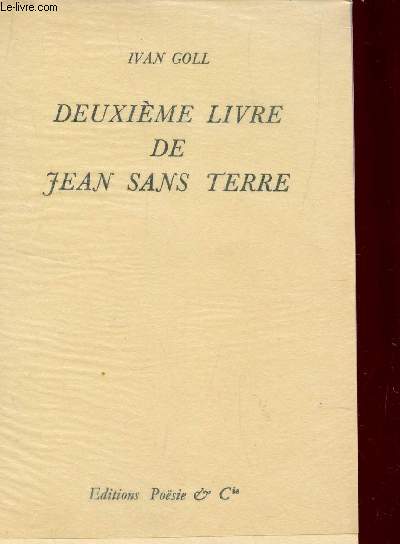 DEUXIEME LIVRE DE JEAN SANS TERRE.