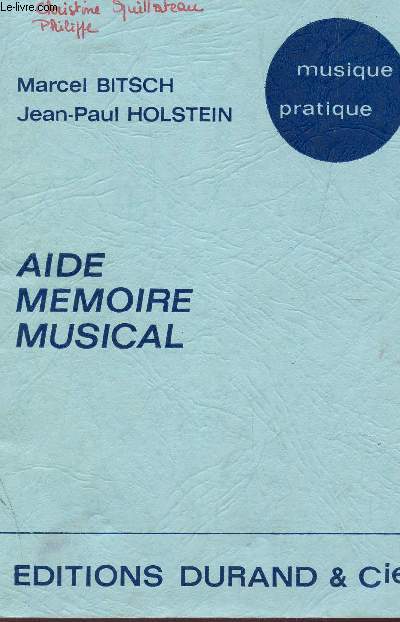 AIDE MEMOIRE MUSICAL - MUSIQUE PRATIQUE.